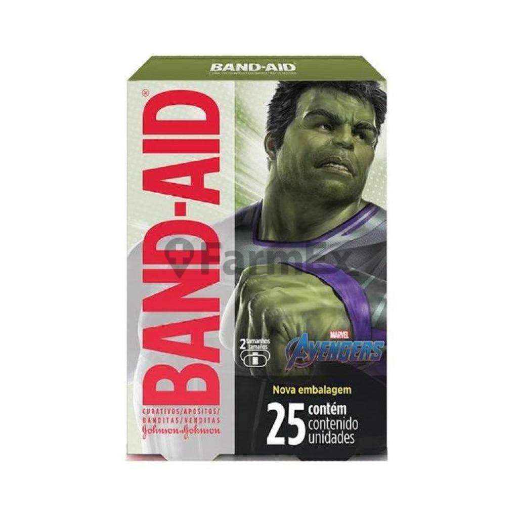 Banditas Band AID Avengers x 25 unidades johnson y johnson